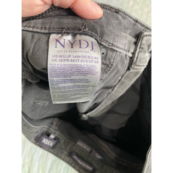 NOT YOUR DAUGHTERS JEANS NYJD  Marilyn Straight Ankle Jeans Size 14W - Picture 7 of 11